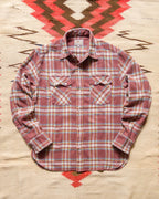 Washed Flannel Pearlsnap Shirt - Autumn Rust