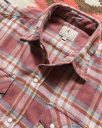 Washed Flannel Pearlsnap Shirt - Autumn Rust