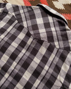 Washed Flannel Pearlsnap Shirt - Night Pitch