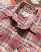 Washed Flannel Workshirt - Autumn Rust