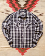 Washed Flannel Workshirt - Night Pitch