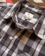 Washed Flannel Workshirt - Night Pitch