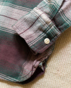 Washed Flannel Workshirt - Grizzly Shadow Plaid
