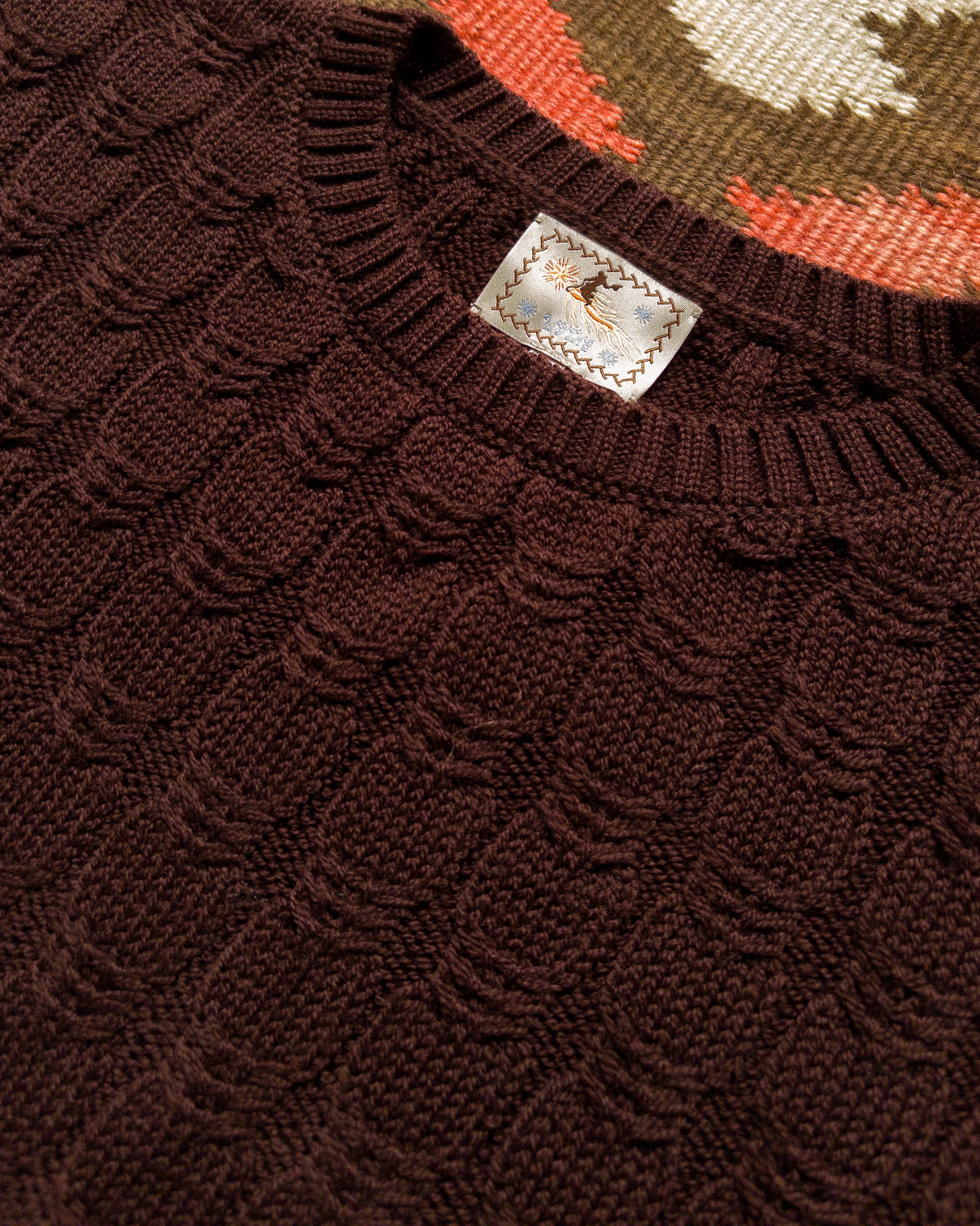 Highland Cableknit Sweater - Brown