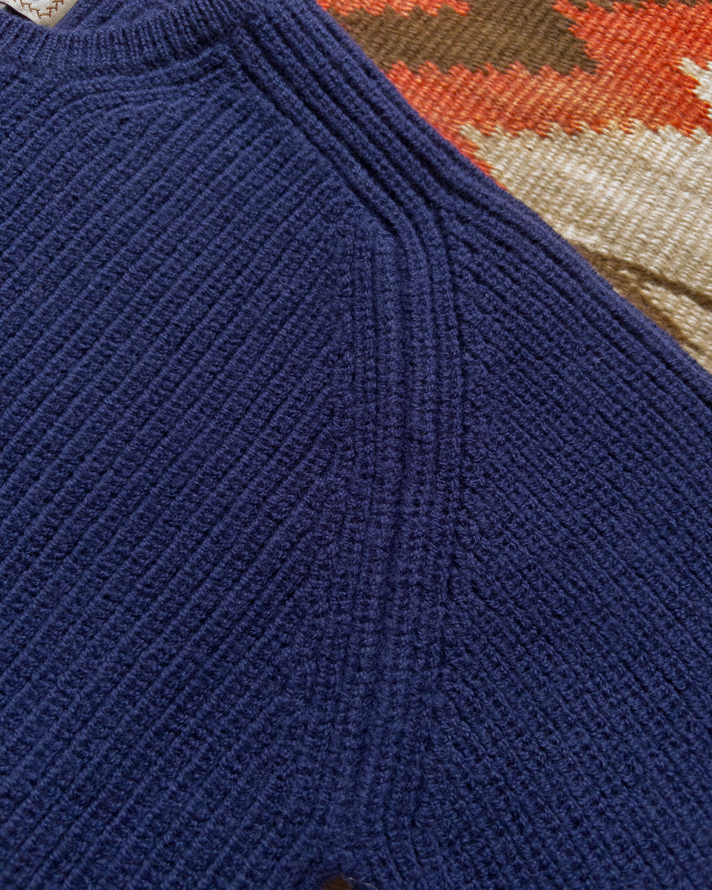 Highland Shakerknit Sweater - Navy