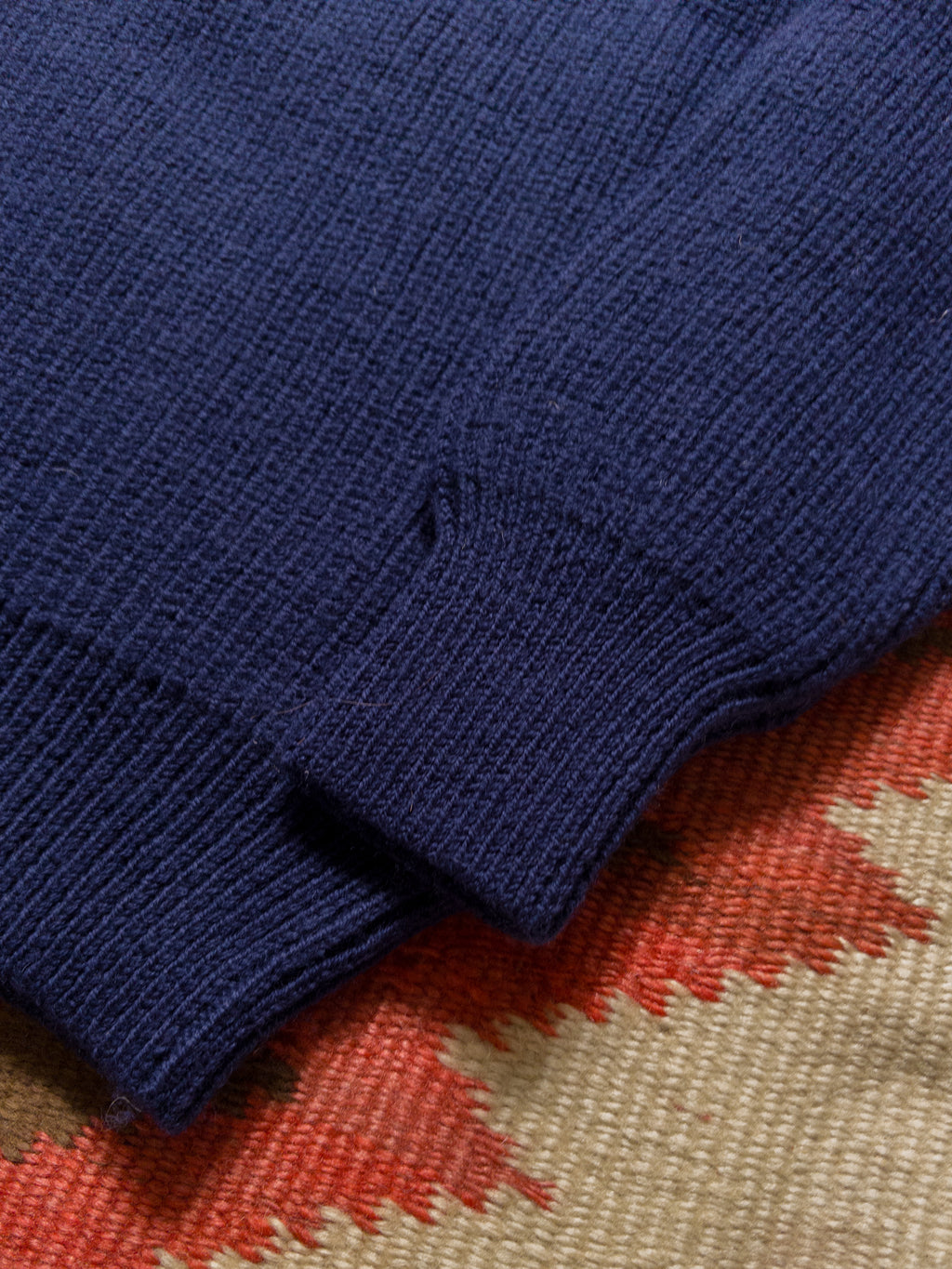 Highland Shakerknit Sweater - Navy