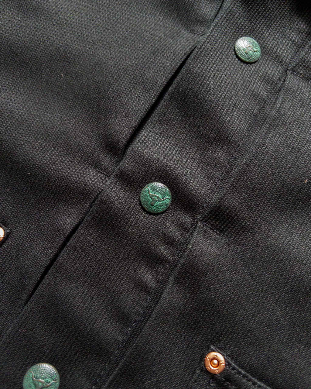 Bedford Cord Ranch Jacket - Black