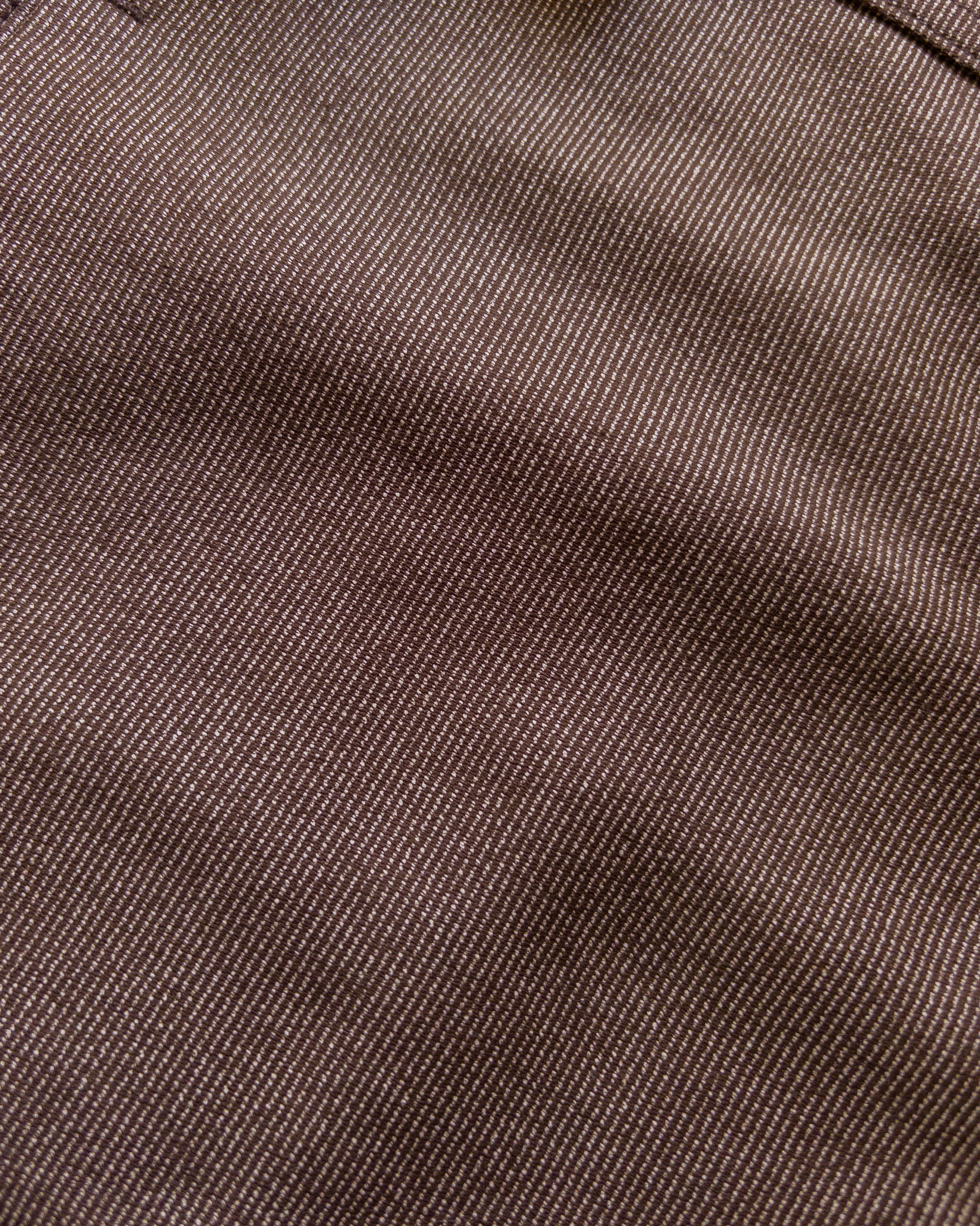 Japanese Wabash Stripe Moleskin Ranch Jacket - Espresso Brown