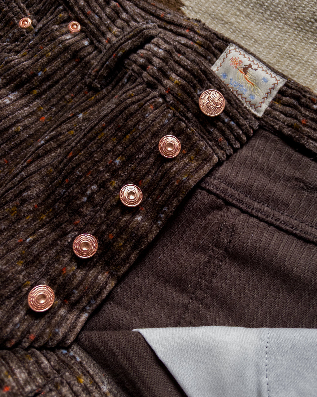 Donegal Corduroy Five Pocket Pants - Rustic Brown