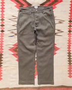 Bedford Cord Flat Front Chino - Faded Olive