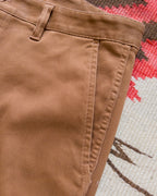 Bedford Cord Flat Front Chino - Bay Brown