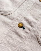 Heavyweight Pinpoint Canvas Barn Jacket - Unbleached