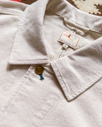 Heavyweight Pinpoint Canvas Barn Jacket - Unbleached