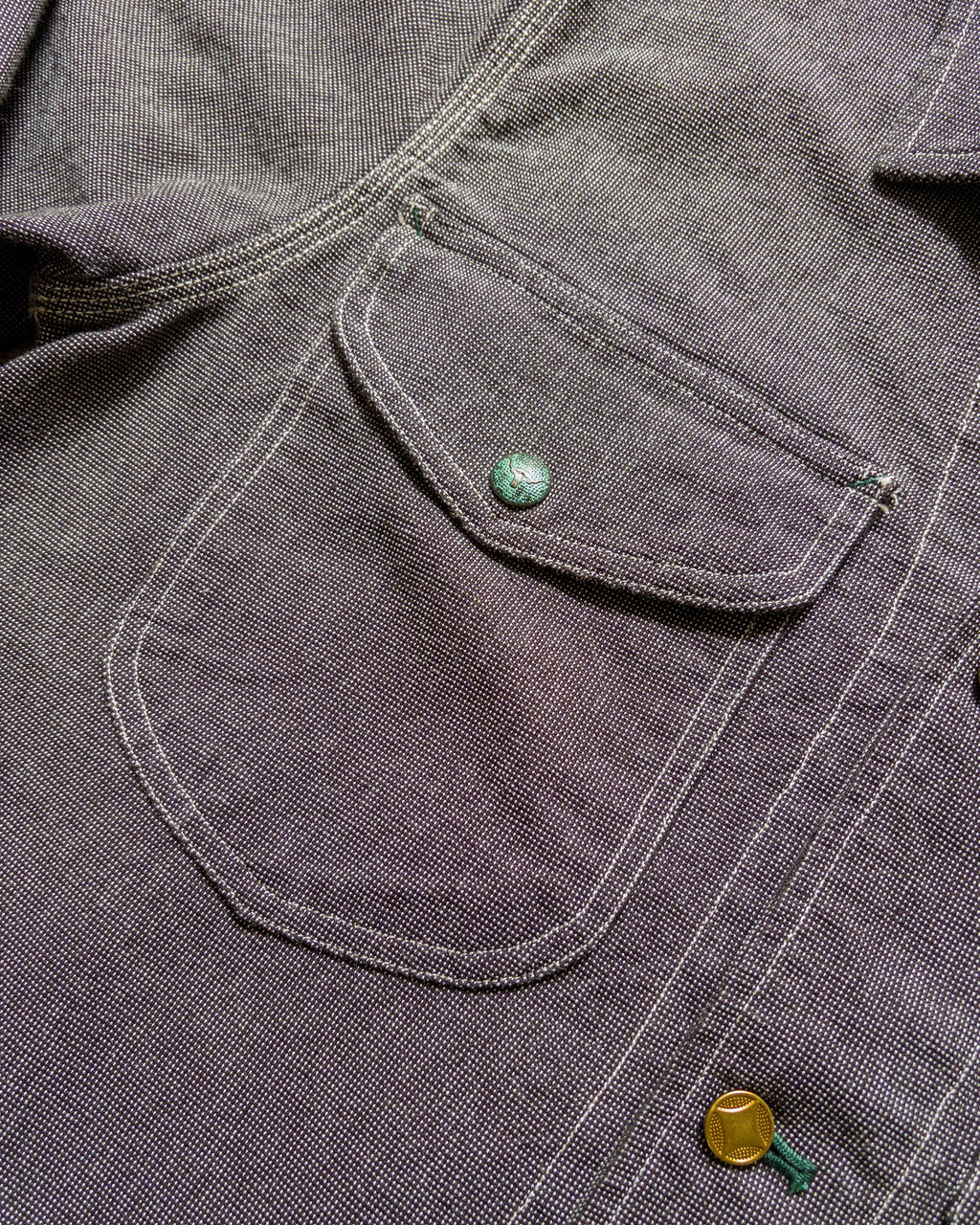 Heavyweight Pinpoint Canvas Barn Jacket - Night Sky