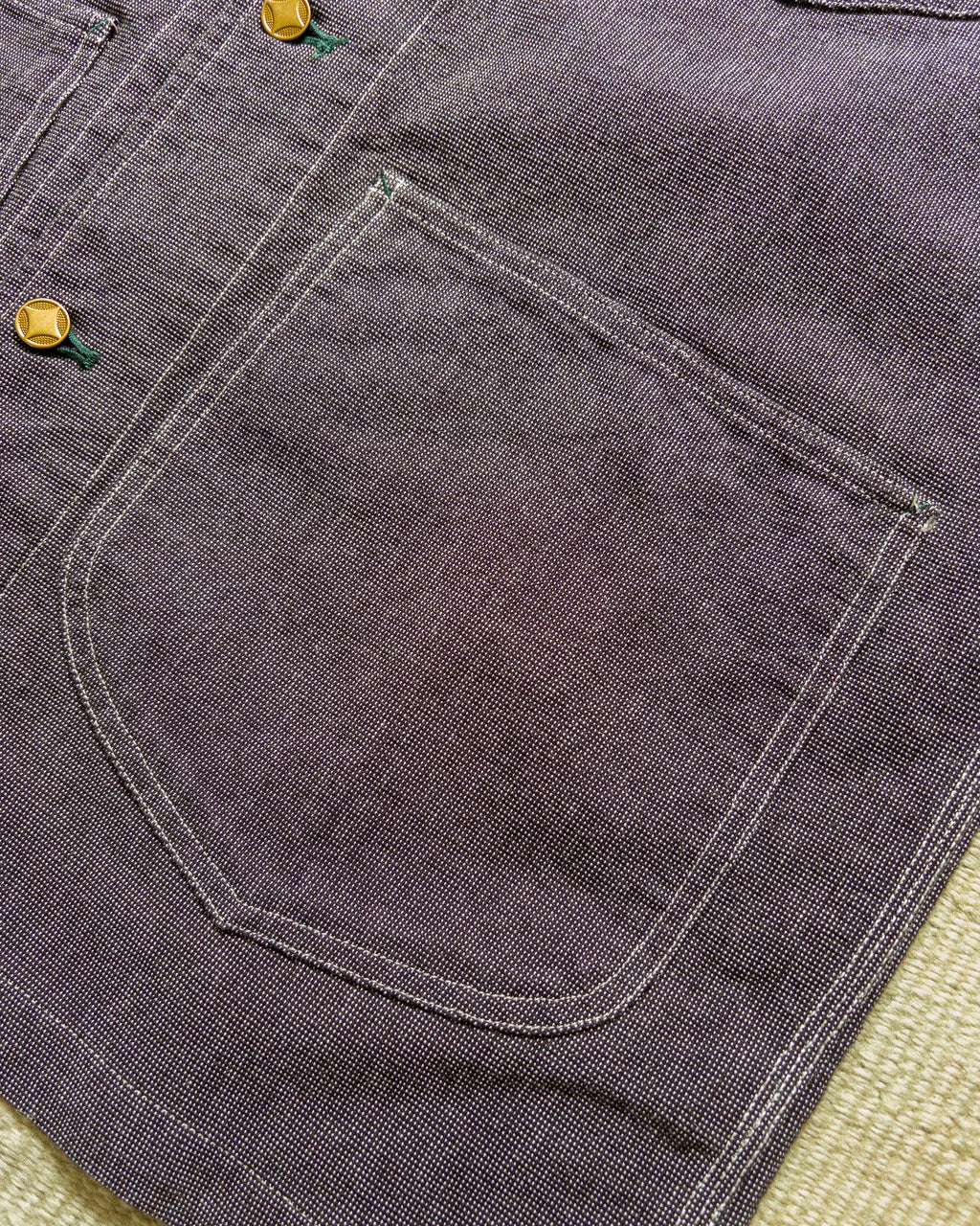 Heavyweight Pinpoint Canvas Barn Jacket - Night Sky