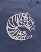 Armadillo Crewneck Sweatshirt - Faded Navy
