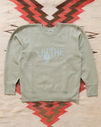 Peace Crewneck Sweatshirt - Faded Olive