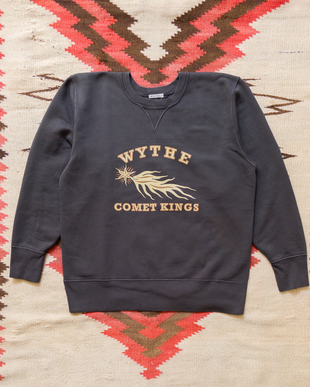 Comet Kings Crewneck Sweatshirt - Faded Black