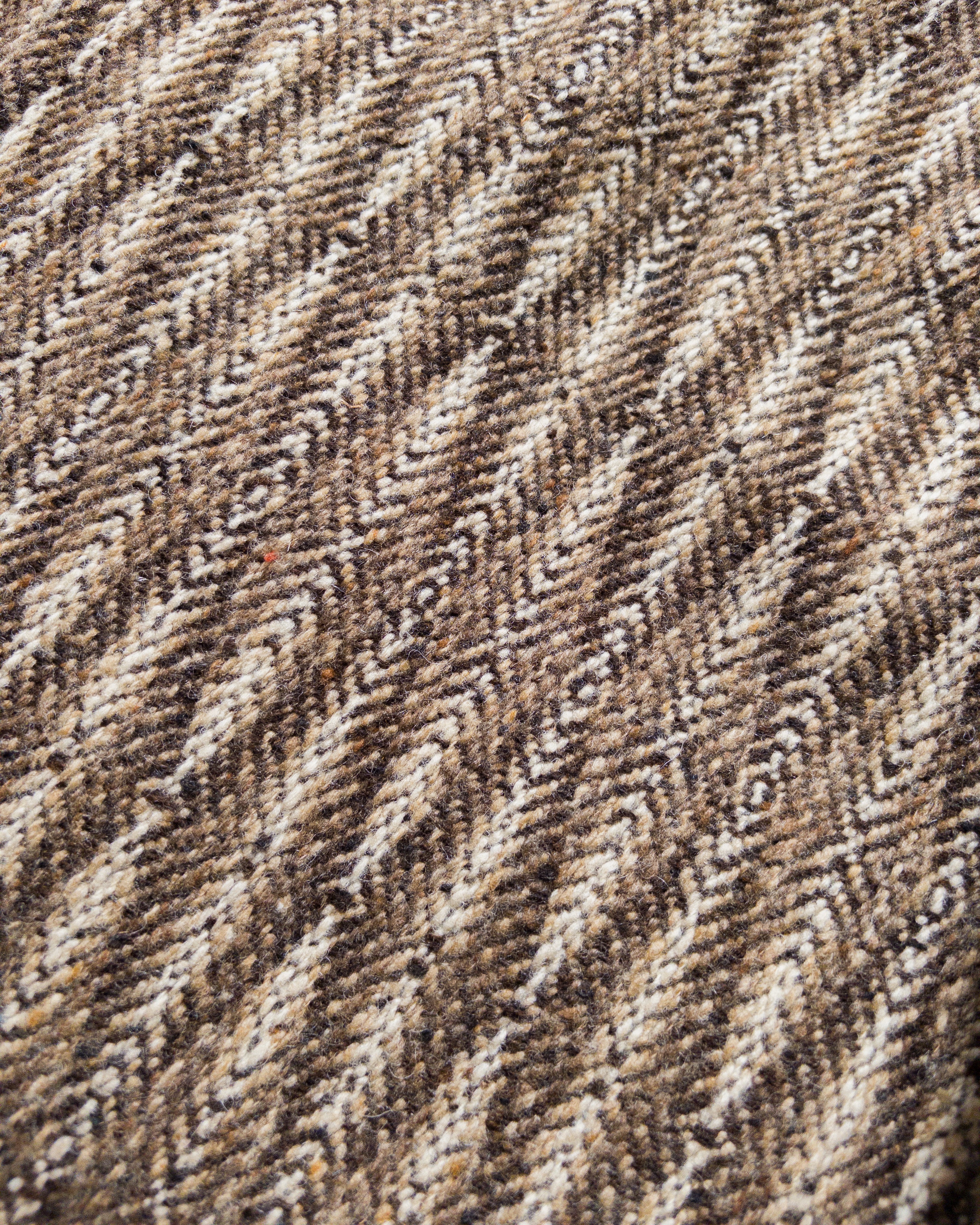 Raglan Wool Overcoat - Diamond Ombre Tweed