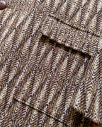 Western Topcoat - Diamond Ombre Tweed