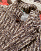 Western Topcoat - Diamond Ombre Tweed