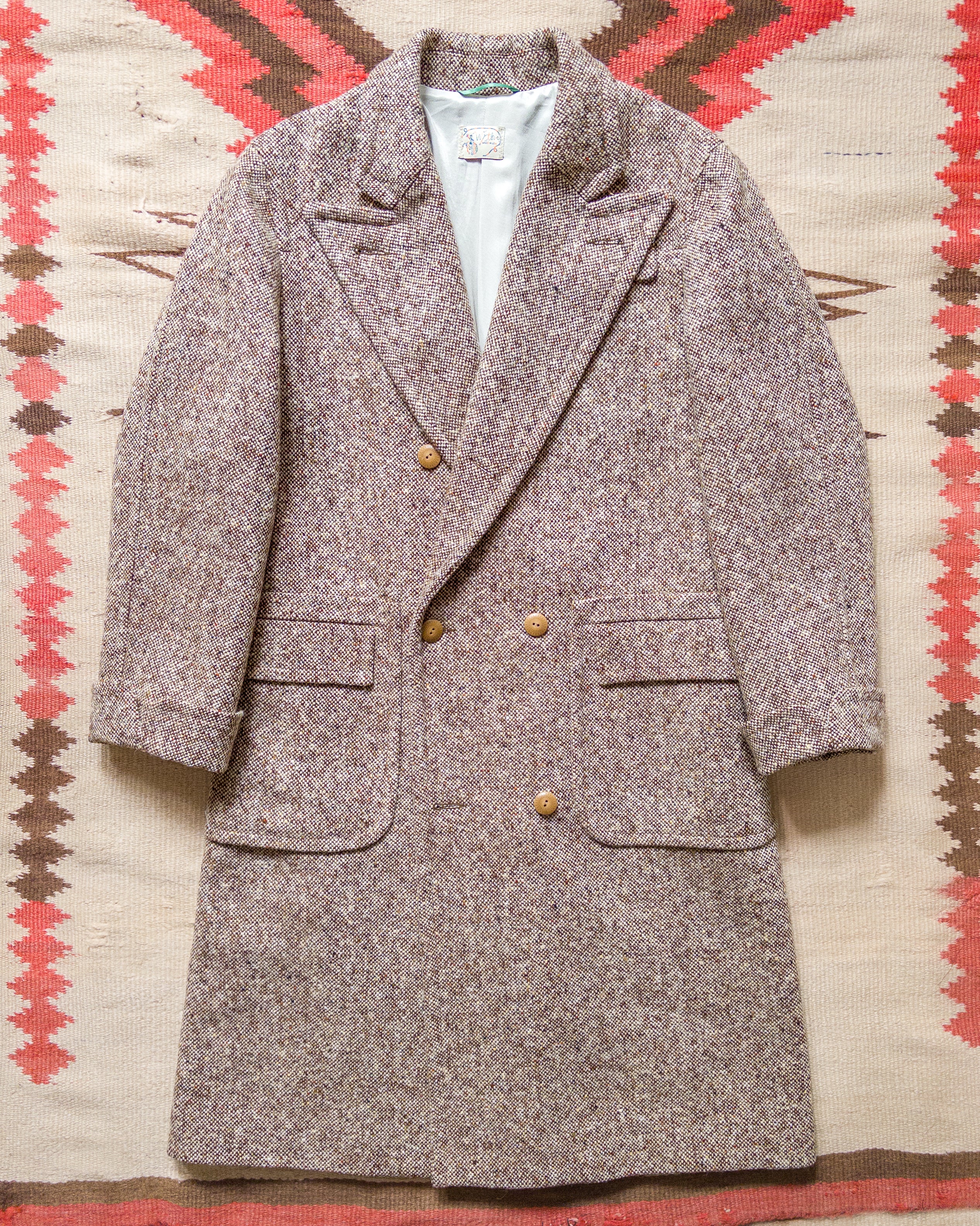 Polo Coat - Malted Barley Slub Donegal