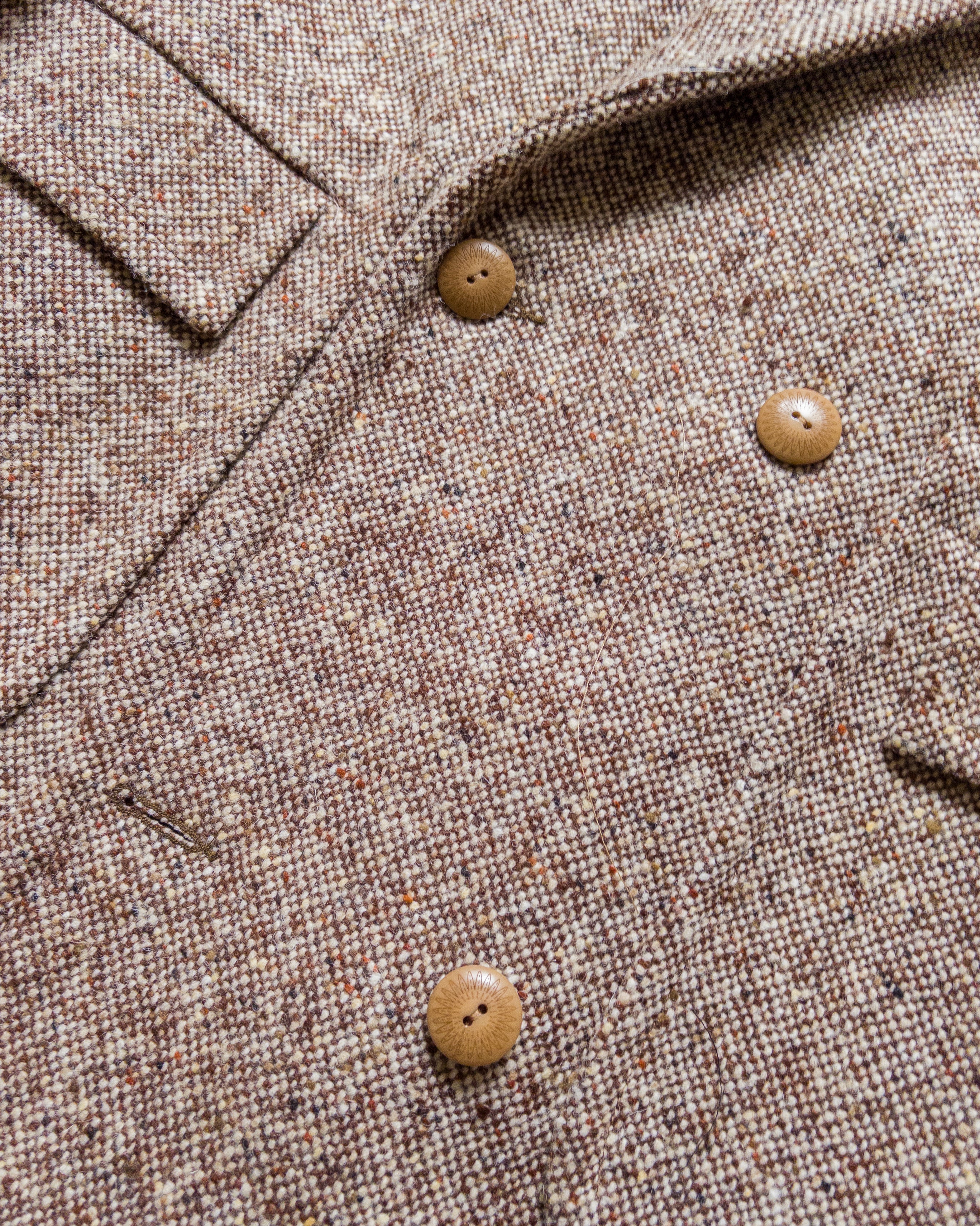 Polo Coat - Malted Barley Slub Donegal