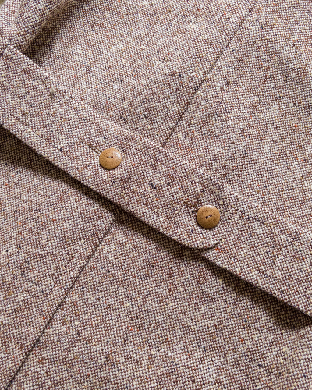 Polo Coat - Malted Barley Slub Donegal