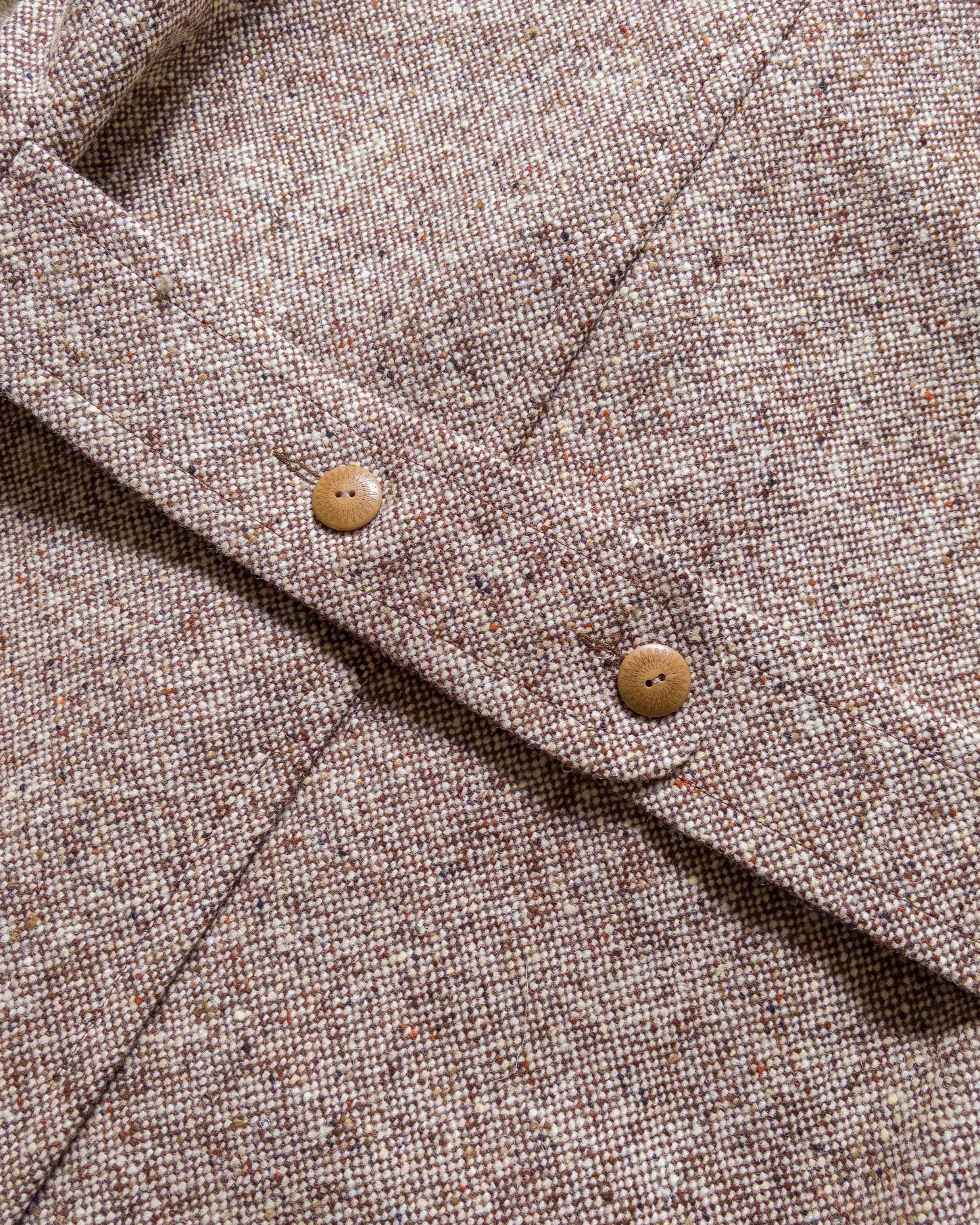 Polo Coat - Malted Barley Slub Donegal