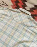 Oxford Cloth Pearlsnap Shirt - Sage and Sunflower Plaid
