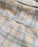Oxford Cloth Button Down Popover - Sage and Sunflower Plaid