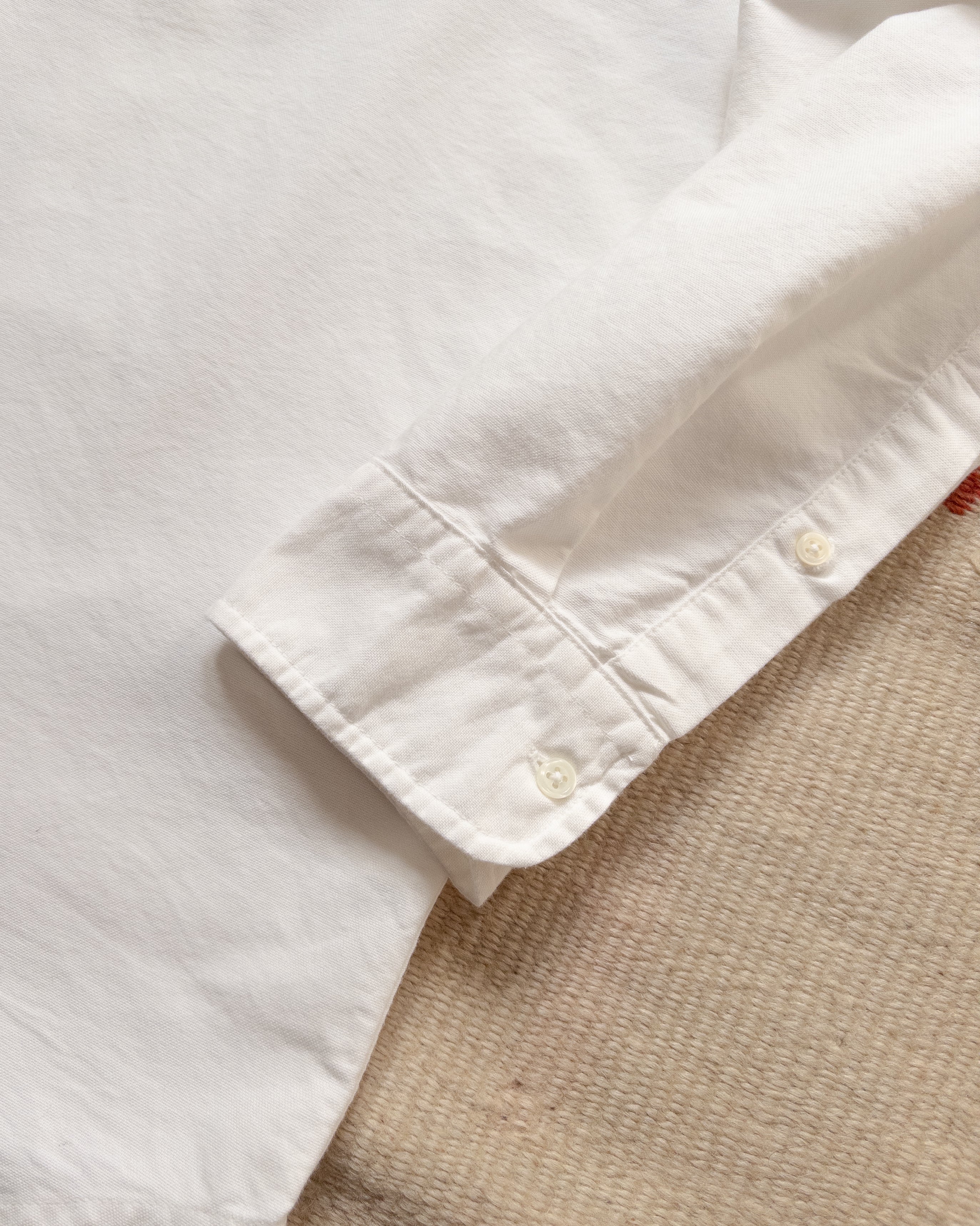 Oxford Cloth Button Down Popover - Classic White