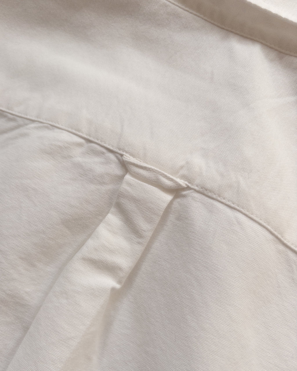 Oxford Cloth Button Down Popover - Classic White