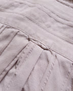 French Hickory Stripe Popover Button Down - Mauve