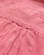 French Hickory Stripe Popover Button Down - Poppy Red