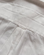 French Hickory Stripe Popover Button Down - Unbleached
