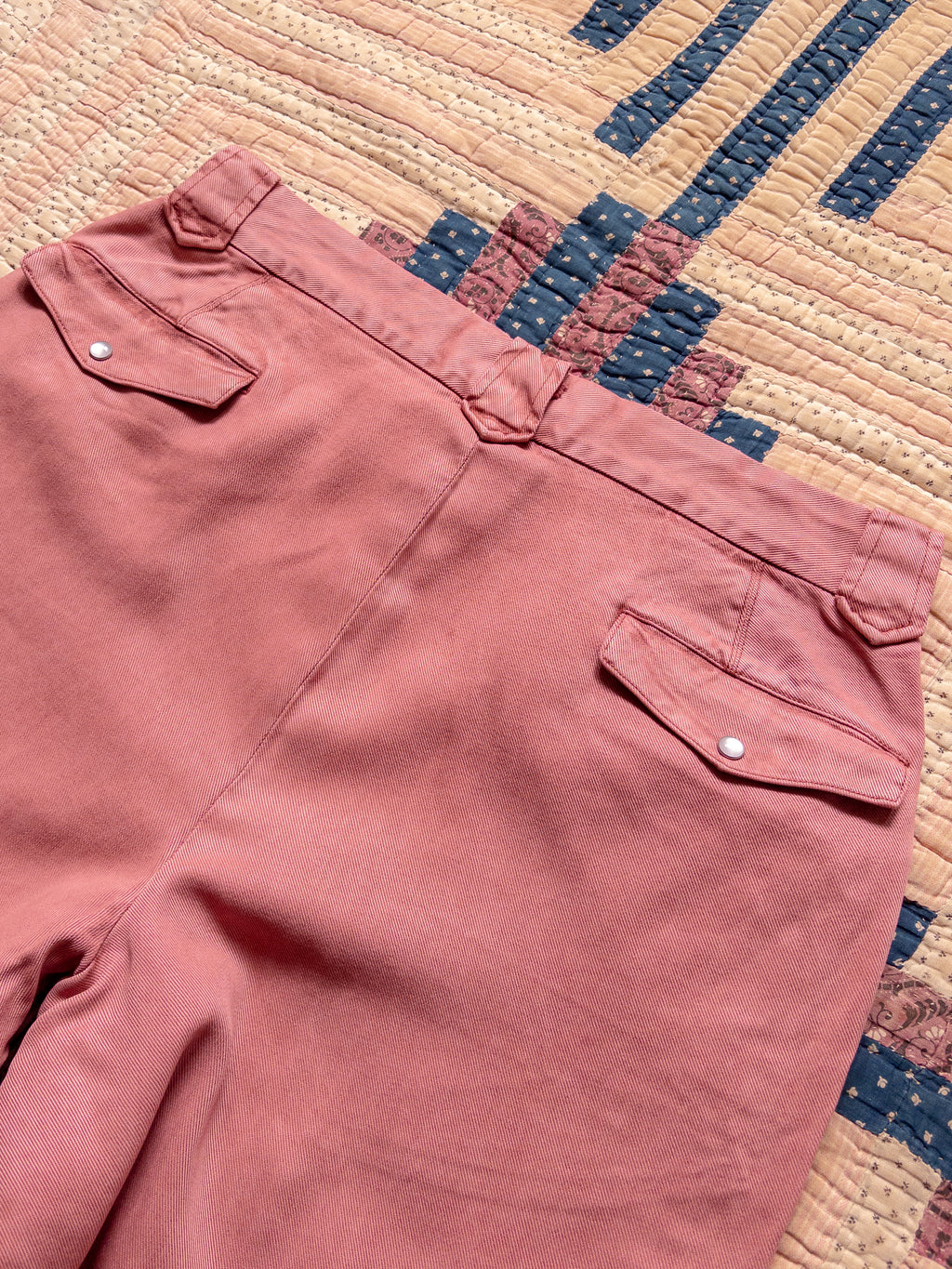 Tencel Gabardine Western Pant - Poppy Red
