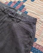 Tencel Gabardine Western Pant - Faded Black