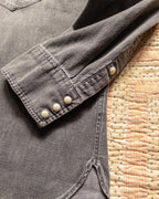 Denim Pearlsnap Shirt - Washed Black