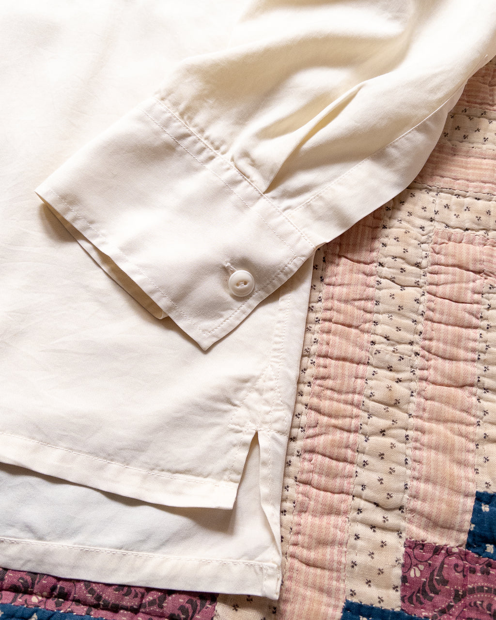 Tencel Gabardine Patio Shirt - Buttermilk
