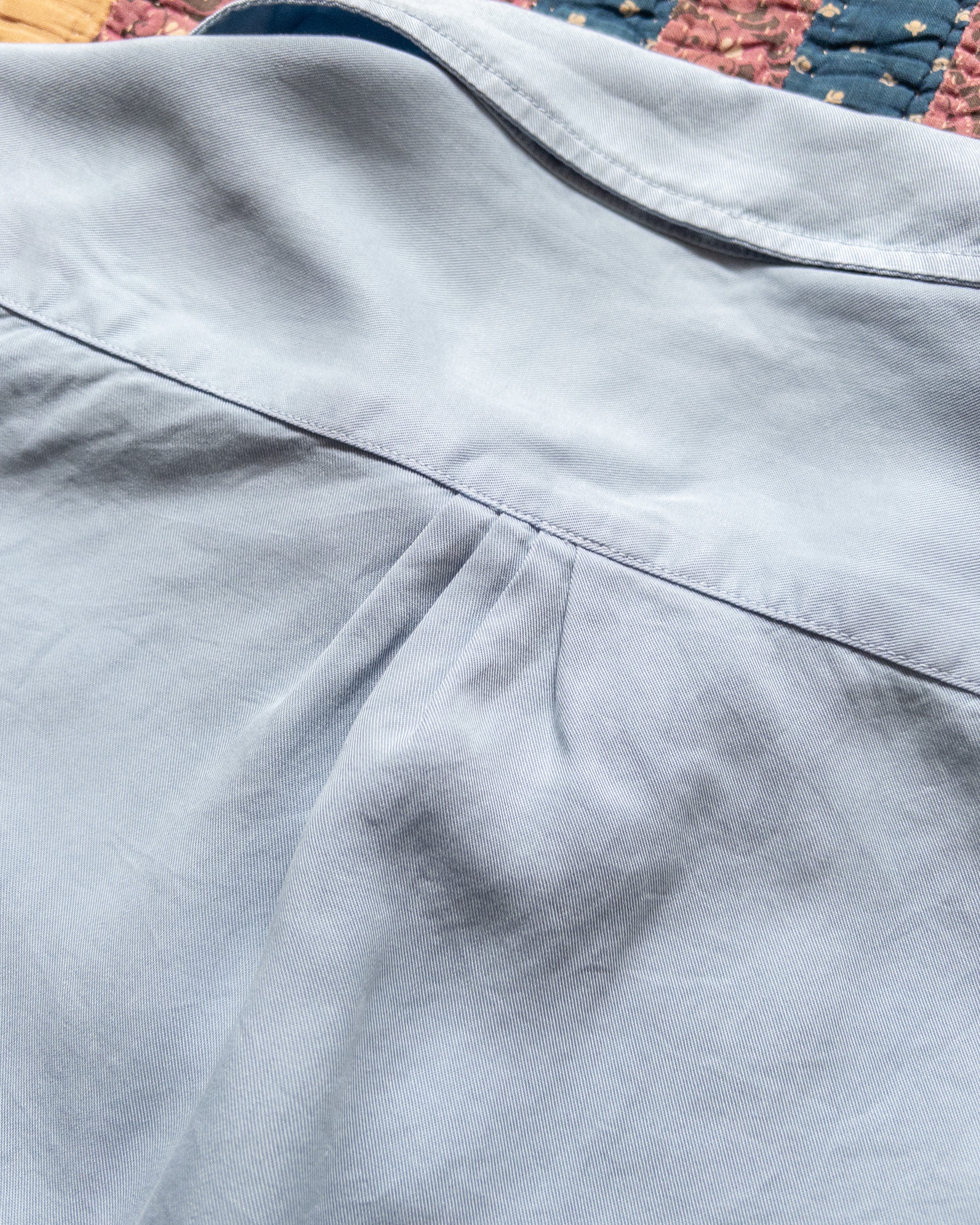 Tencel Gabardine Patio Shirt - Faded Bench Blue