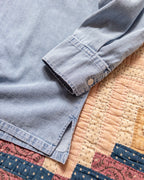 Denim Pullover Shirt - Washed Indigo