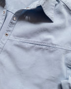Cotton Canvas Pullover Shirt - Faded Bench Blue