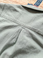 Aertex Half-Zip Shirt - Sage