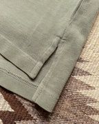 Garment Dyed Longsleeve Polo - Faded Olive