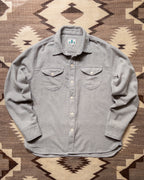 Washed Flannel Workshirt - Dapple Grey