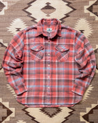 Washed Flannel Workshirt - Cactus Flower Plaid