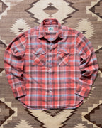 Washed Flannel Pearlsnap Shirt - Cactus Flower Plaid