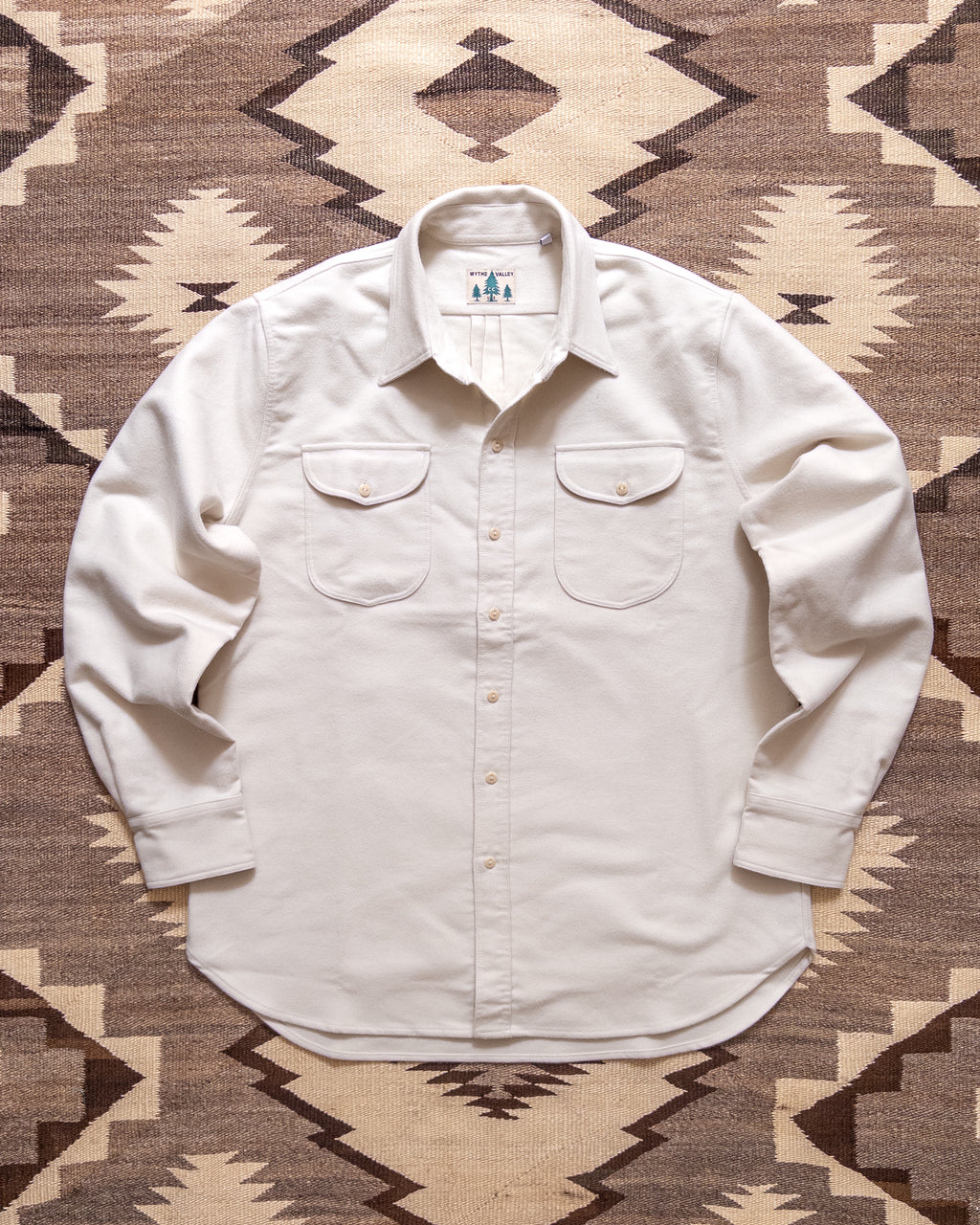 Moleskin Officer's Shirt - Alabaster