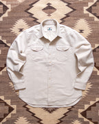 Moleskin Officer's Shirt - Alabaster